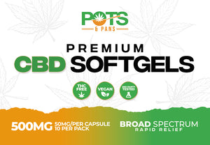 CBD Capsules- Broad Spectrum 500MG